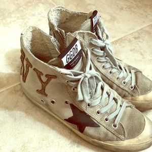 Golden goose Francy size 7 high top